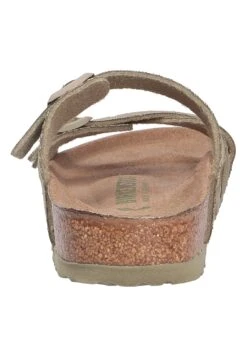 Birkenstock Tieffussbett Pantolette - Muiltjes - Vegancanvasfadedkhaki -Birkenstock Schoen f7612eb3892e42ad9fa2bd4b1aaf952b