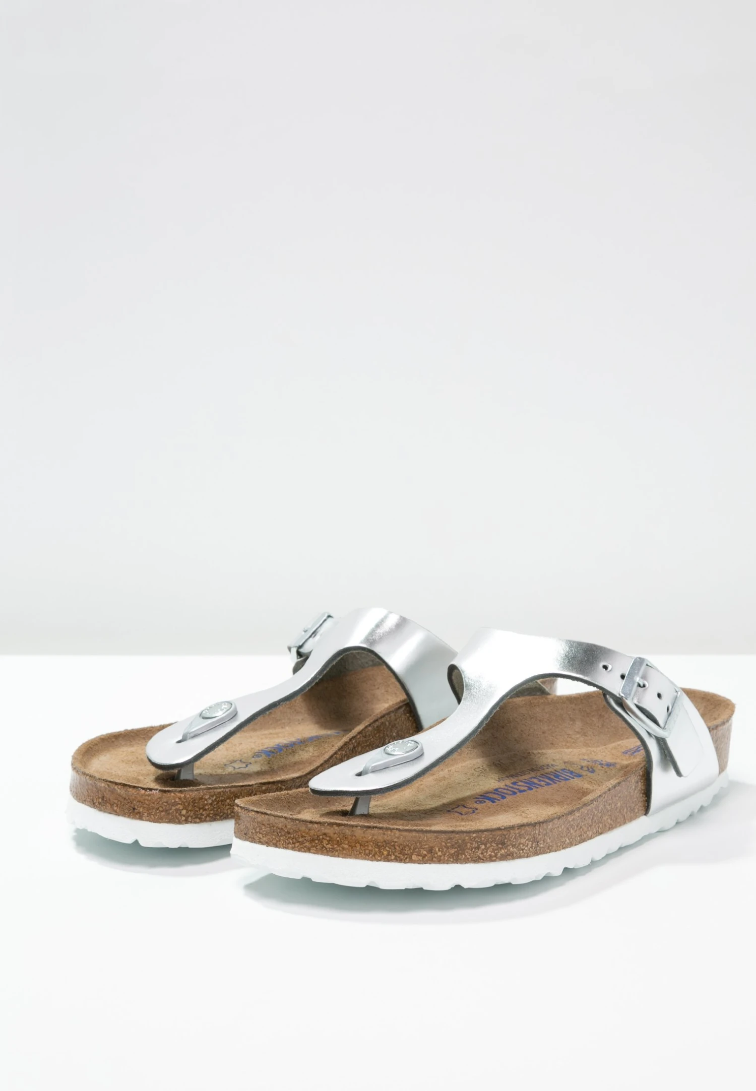 Birkenstock Gizeh Nl Sfb Regular - Teensandalen - Metallic Silver 6 Birkenstock Gizeh Nl Sfb Regular - Teensandalen - Metallic Silver - Afbeelding 4