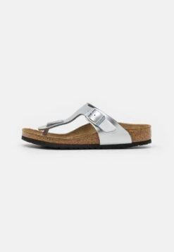 Birkenstock Gizeh- Teensandalen - Electric Metallic Silver