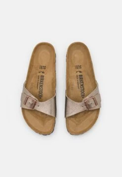 Birkenstock Madrid Bf Narrow - Pantoffels - Graceful Taupe -Birkenstock Schoen ff0d16c911a0445395a4559867e1077a