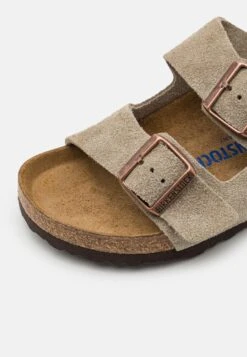 Birkenstock Arizona Soft Footbed Unisex - Pantoffels - Taupe -Birkenstock Schoen ffed877f1a6f4da3b12d18ca9e415c7a